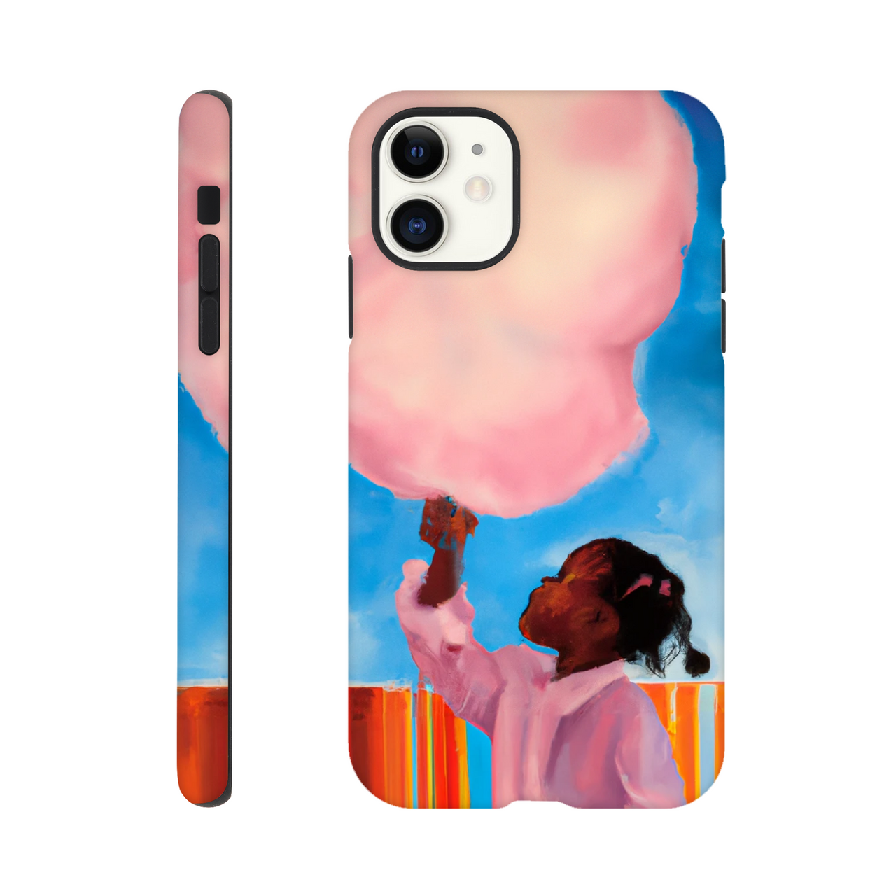 Tough case: Protect your phone in style with the NEW 2023 Latest AI-generated phone case by Dalle x Christina. Playful colors and whimsical patterns make it the perfect accessory to show off your unique personality